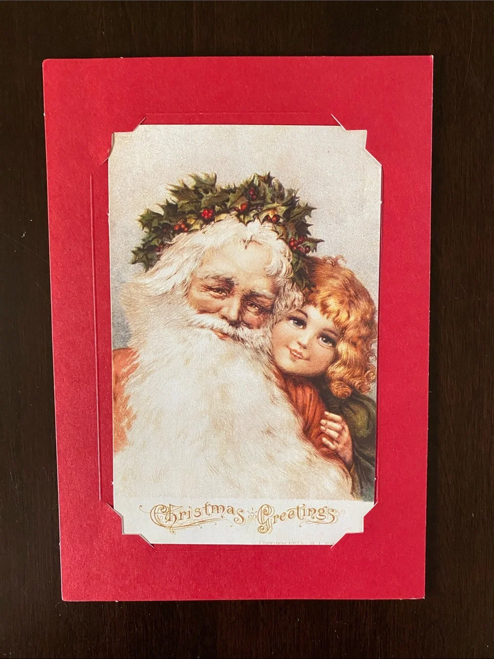 Bundle of 3 Vintage Holiday Cards with Envelopes